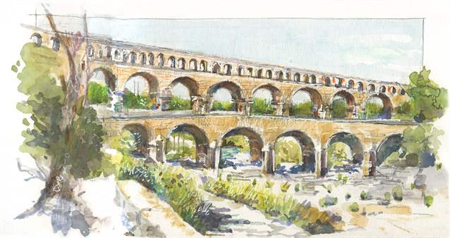 Pont du Gard - Gian Vittorio Plazzogna
