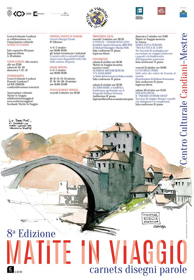 MATITE IN VIAGGIO CARNETS DISEGNI PAROLE MANIFESTO 2018