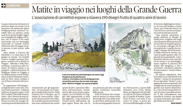 Manifesto della 7a edizione della mostra Matite in Viaggio Carnets Disegni Parole