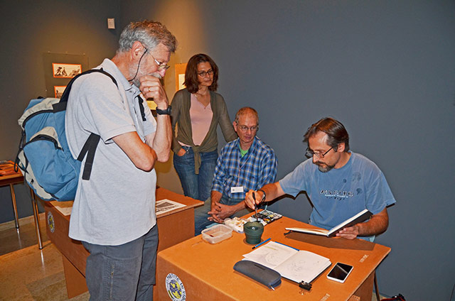 Mostra Matite in Viaggio 2014 - i carnettisti all'opera - immagine 3