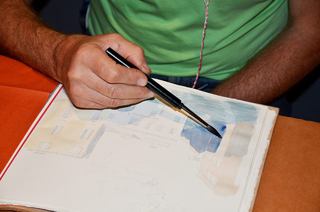 Mostra Matite in Viaggio 2014 - i carnettisti all'opera - immagine 6