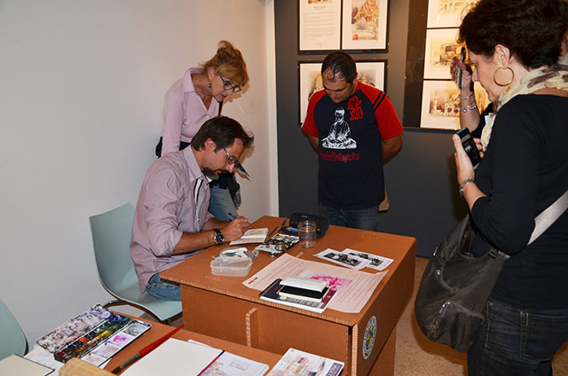 Mostra Matite in Viaggio 2014 - i carnettisti all'opera - immagine 9