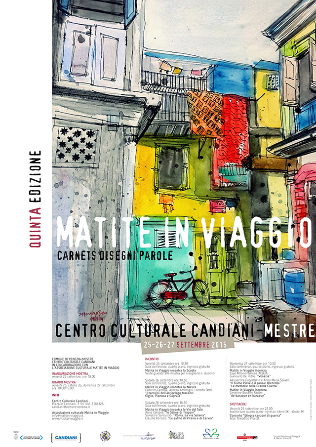 MATITE IN VIAGGIO CARNETS DISEGNI PAROLE MANIFESTO 2015