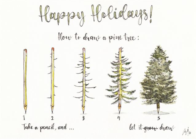 Buon Natale 2020 - Maria Virginia Moratti Disegno