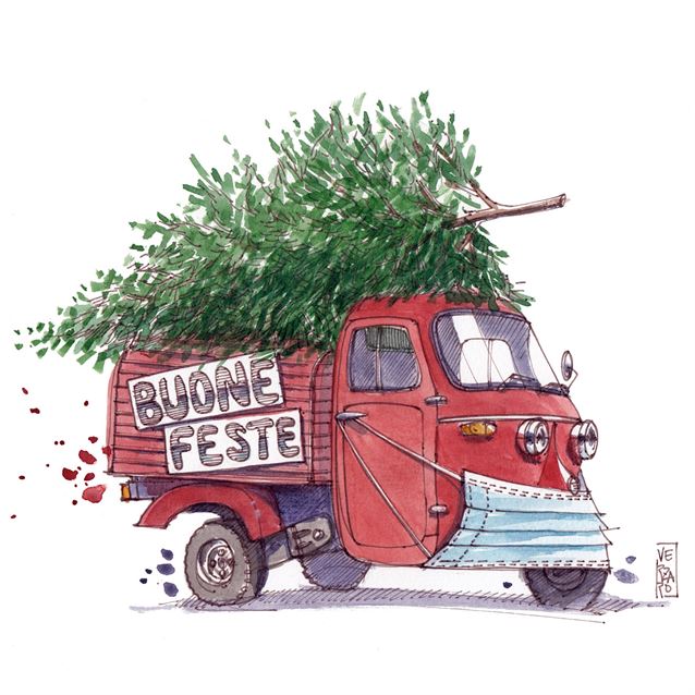 Buon Natale 2020 - Renato Verzaro Disegno
