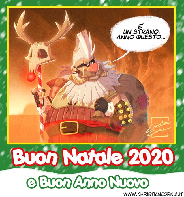 Buon Natale 2020 - Christian Cornia Disegno