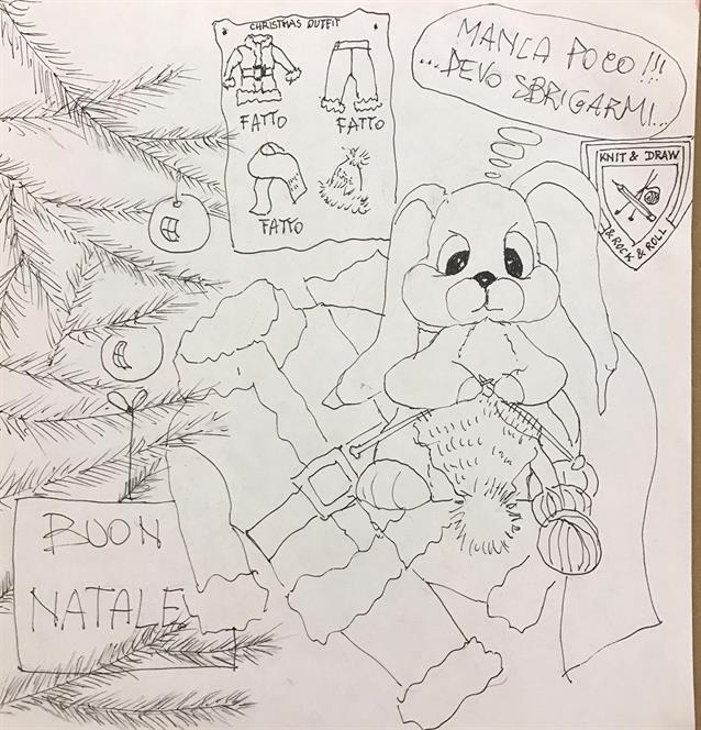 Buon Natale 2020 - Angelica Barchiesi Disegno